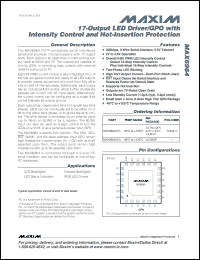 Click here to download MAX6964ATG+ Datasheet