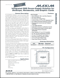 Click here to download MAX8550AETI Datasheet