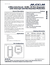 Click here to download MAX7318ATG Datasheet