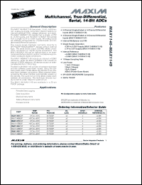 Click here to download MAX1147BCUP+T Datasheet