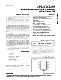 Click here to download MAX7391CMRD Datasheet