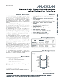 Click here to download MAX5457ETE+T Datasheet