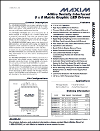 Click here to download MAX6962ATH Datasheet