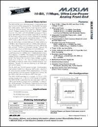 Click here to download MAX19708ETM+ Datasheet