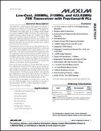 Click here to download MAX7031MATJ15-T Datasheet