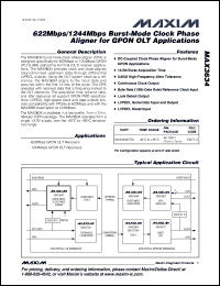 Click here to download MAX3634ETM Datasheet