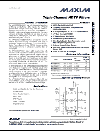 Click here to download MAX9500ESE+T Datasheet