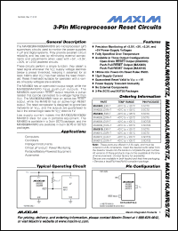 Click here to download MAX810_EUR+T Datasheet