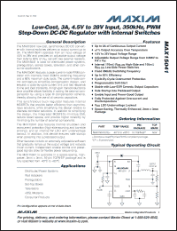 Click here to download MAX15041ETE+ Datasheet