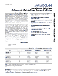 Click here to download MAX4802CQI Datasheet