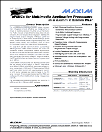 Click here to download MAX8893AEWV+ Datasheet