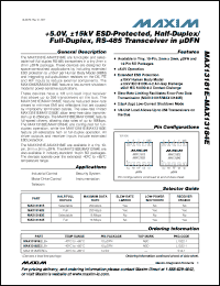 Click here to download MAX13181EELB+ Datasheet