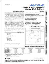 Click here to download MAX14523AATA+ Datasheet