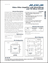 Click here to download MAX9512ATE+ Datasheet