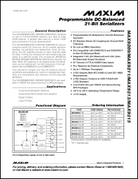 Click here to download MAX9209GUM Datasheet