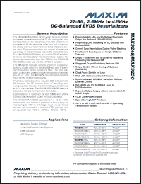 Click here to download MAX9250ECM+ Datasheet