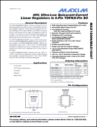 Click here to download MAX15006AATT Datasheet