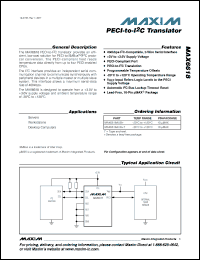 Click here to download MAX6618AUB Datasheet