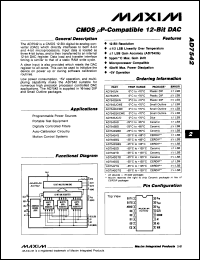 Click here to download AD7542GTD Datasheet