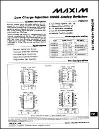 Click here to download IH5050MJE/HR Datasheet