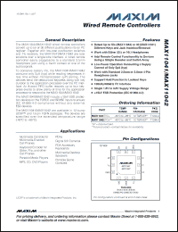 Click here to download MAX11041ETC+ Datasheet