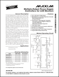 Click here to download MAX1531ETV+T Datasheet