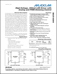 Click here to download MAX16804 Datasheet