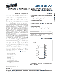 Click here to download MAX7057 Datasheet