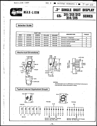 Click here to download CS314E Datasheet