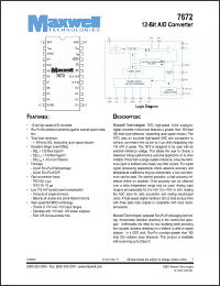Click here to download 7672RPFE05 Datasheet