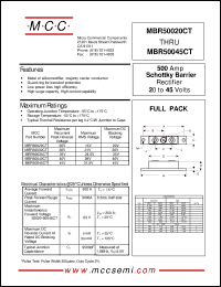 Click here to download MBR50020CT Datasheet