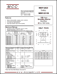 Click here to download MBR12020 Datasheet