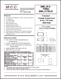 Click here to download SMLJ110CA Datasheet