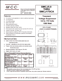 Click here to download SMCJ120A Datasheet