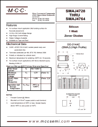 Click here to download SMAJ4737A Datasheet