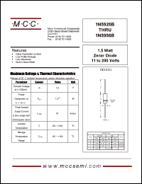 Click here to download 1N5938B Datasheet