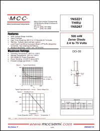 Click here to download 1N5251-TP Datasheet