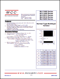 Click here to download MLV1005 Datasheet
