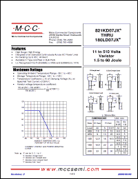 Click here to download 561KD07X Datasheet