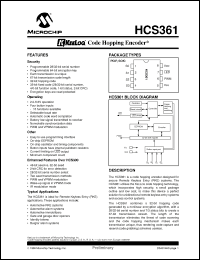 Click here to download HCS361-/P Datasheet