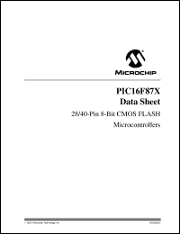 Click here to download PIC16LF877T-20I/SO Datasheet