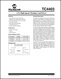 Click here to download TC4403MJA Datasheet