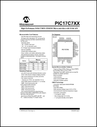 Click here to download PIC17C762-16I/L Datasheet