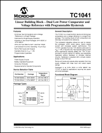 Click here to download TC1041CEOATR Datasheet