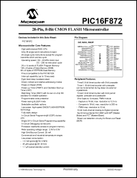 Click here to download PIC16LF872/SS Datasheet