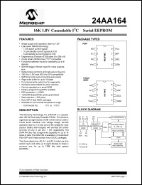 Click here to download 24AA164TP Datasheet