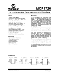Click here to download MCP1726 Datasheet