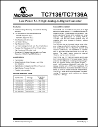 Click here to download TC7136 Datasheet