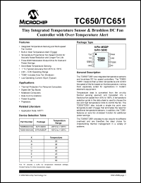 Click here to download TC651EEVUA Datasheet