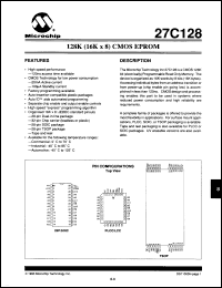 Click here to download 27C128-17I/K Datasheet